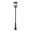 Z-Lite Rainer Glass 6 Light Outdoor Post Mounted Fixture image