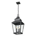 Z-Lite Raphael 3 Light Outdoor Chain Mount Ceiling Fixture image 2