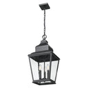 Z-Lite Raphael 3 Light Outdoor Chain Mount Ceiling Fixture image 4