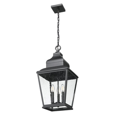 Z-Lite Raphael 3 Light Outdoor Chain Mount Ceiling Fixture image 4