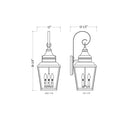 Z-Lite Raphael 3 Light Outdoor Wall image 7