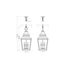 Z-Lite Raphael 4 Light Outdoor Chain Mount Ceiling Fixture image 7