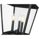 Z-Lite Raphael Glass 3 Light Outdoor Post Mounted Fixture image 3