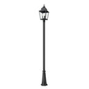 Z-Lite Raphael Glass 3 Light Outdoor Post Mounted Fixture image 4