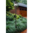 Z-Lite Raphael Glass 3 Light Outdoor Post Mounted Fixture image 5