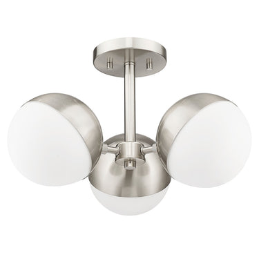 Z-Lite Realm Sphere 3 Light Semi Flush Mount image 12