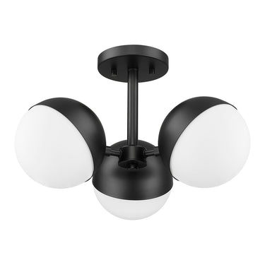 Z-Lite Realm Sphere 3 Light Semi Flush Mount image 13