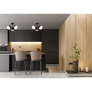 Z-Lite Realm Sphere 3 Light Semi Flush Mount image 19