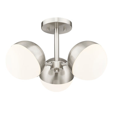 Z-Lite Realm Sphere 3 Light Semi Flush Mount image 3