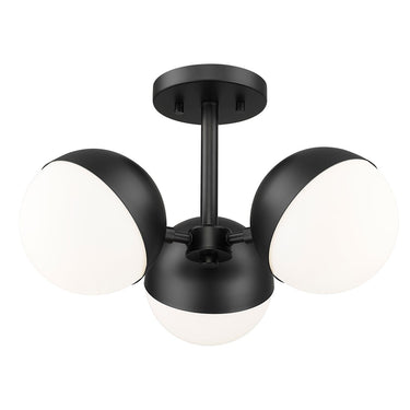 Z-Lite Realm Sphere 3 Light Semi Flush Mount image 4