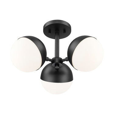 Z-Lite Realm Sphere 3 Light Semi Flush Mount image 7