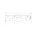 Z-Lite Realm Sphere 4 Light Vanity Light image 21