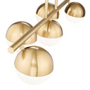 Z-Lite Realm Sphere 5 Light Linear Chandelier image 11