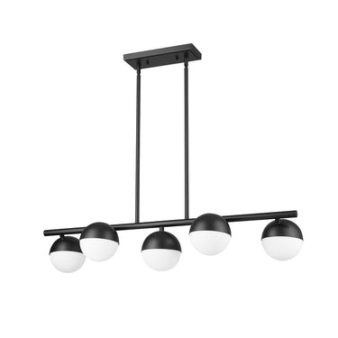 Z-Lite Realm Sphere 5 Light Linear Chandelier image 13