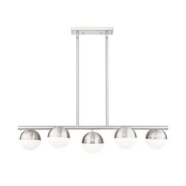 Z-Lite Realm Sphere 5 Light Linear Chandelier image 6