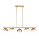 Z-Lite Realm Sphere 5 Light Linear Chandelier image 8