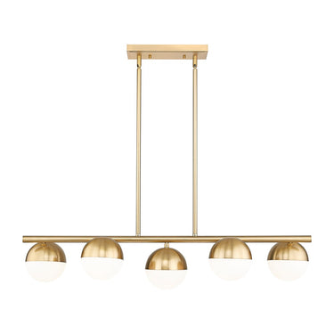 Z-Lite Realm Sphere 5 Light Linear Chandelier image 8