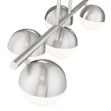 Z-Lite Realm Sphere 5 Light Linear Chandelier image 9