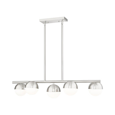 Z-Lite Realm Sphere 5 Light Linear Chandelier image