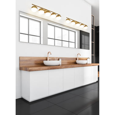 Z-Lite Realm Sphere 5 Light Vanity Light image 17