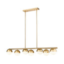 Z-Lite Realm Sphere 7 Light Linear Chandelier image 1
