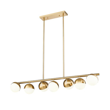 Z-Lite Realm Sphere 7 Light Linear Chandelier image 5