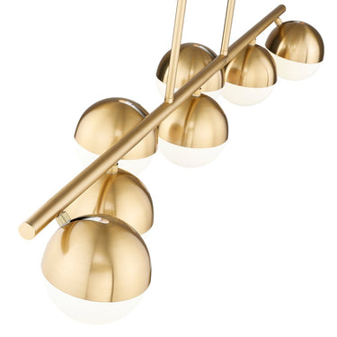 Z-Lite Realm Sphere 7 Light Linear Chandelier image 7
