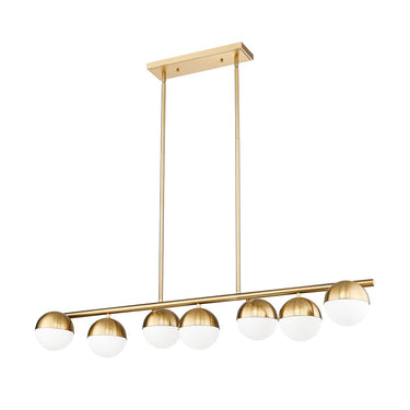 Z-Lite Realm Sphere 7 Light Linear Chandelier image 9