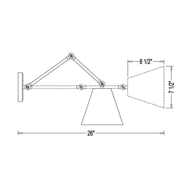 Z-Lite Regent 1 Light Wall Sconce image 28