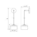 Z-Lite Renaud 1 Light Wall Sconce image 14