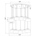 Z-Lite Renaud 11 Light Chandelier image 14