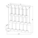 Z-Lite Renaud 17 Light Linear Chandelier image 14