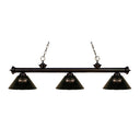 Z-Lite Riviera Bronze 3 Light Billiard Light image 2