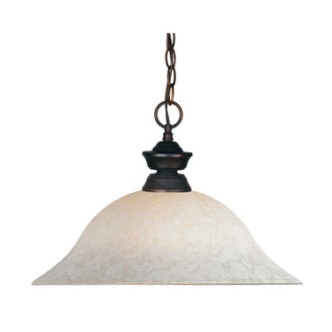 Z-Lite Riviera Brushed Nickel 1 Light Pendant image 3