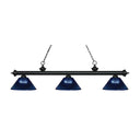 Z-Lite Riviera Matte Black 3 Light Billiard Light image