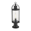 Z-Lite Roundhouse 1 Light Outdoor Pier Mounted Fixture image 1