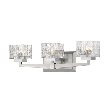 Z-Lite Rubicon Brushed Nickel 3 Light Vanity Light image