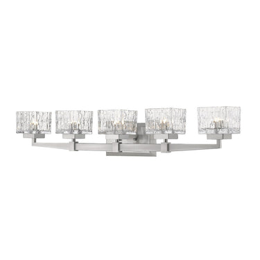 Z-Lite Rubicon Brushed Nickel 5 Light Vanity Light image