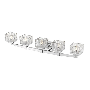 Z-Lite Rubicon Chrome 5 Light Vanity Light image 3