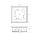 Z-Lite Sana 4 Light Outdoor Flush Mount image 7