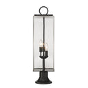 Z-Lite Sana Glass 3 Light Outdoor Pier Mounted Fixture image 1