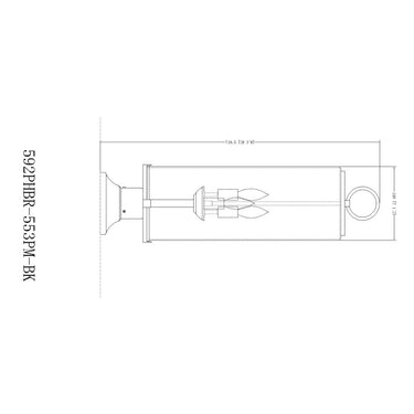 Z-Lite Sana Glass 3 Light Outdoor Pier Mounted Fixture image 7