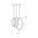 Z-Lite Saros 3 Light Chandelier image 7