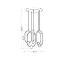 Z-Lite Saros 5 Light Chandelier image 7