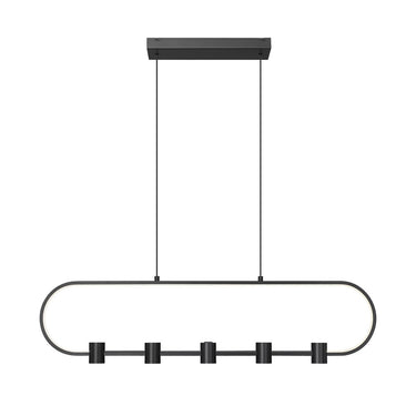 Z-Lite Saros 5 Light Linear Chandelier image 1