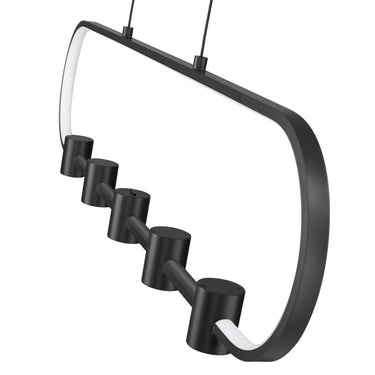 Z-Lite Saros 5 Light Linear Chandelier image 3