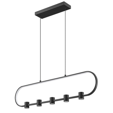 Z-Lite Saros 5 Light Linear Chandelier image 4