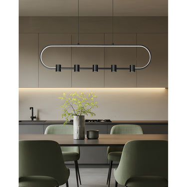 Z-Lite Saros 5 Light Linear Chandelier image 6