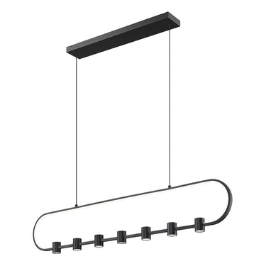 Z-Lite Saros 7 Light Linear Chandelier image 2