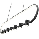 Z-Lite Saros 7 Light Linear Chandelier image 3